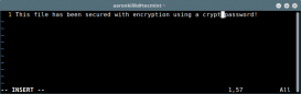 Linux中利用Vim对文件进行密码保护的方法详解