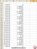 Excel2003时间计算图文教程